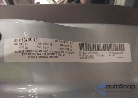 2015 Fiat 500C Lounge from USA, damaged, VIN 3C3CFFER7FT690500